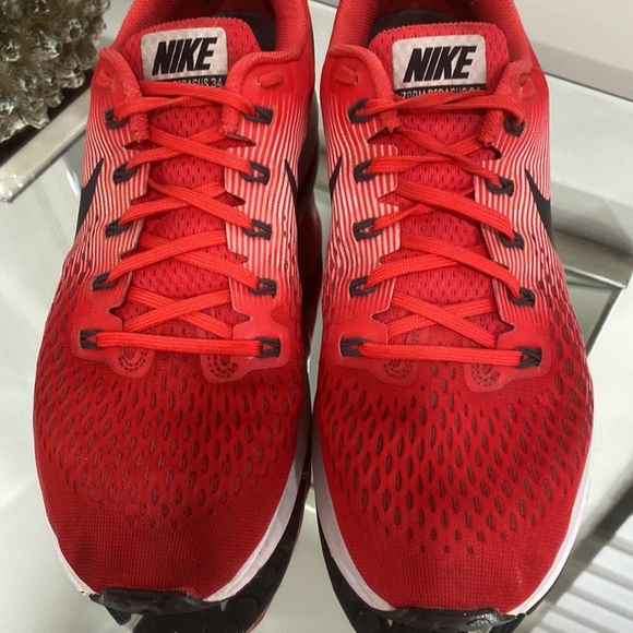 Nike Air Zoom Pegasus 34 Speed Red Vast Running Shoes Size11 - Picture 5 of 14